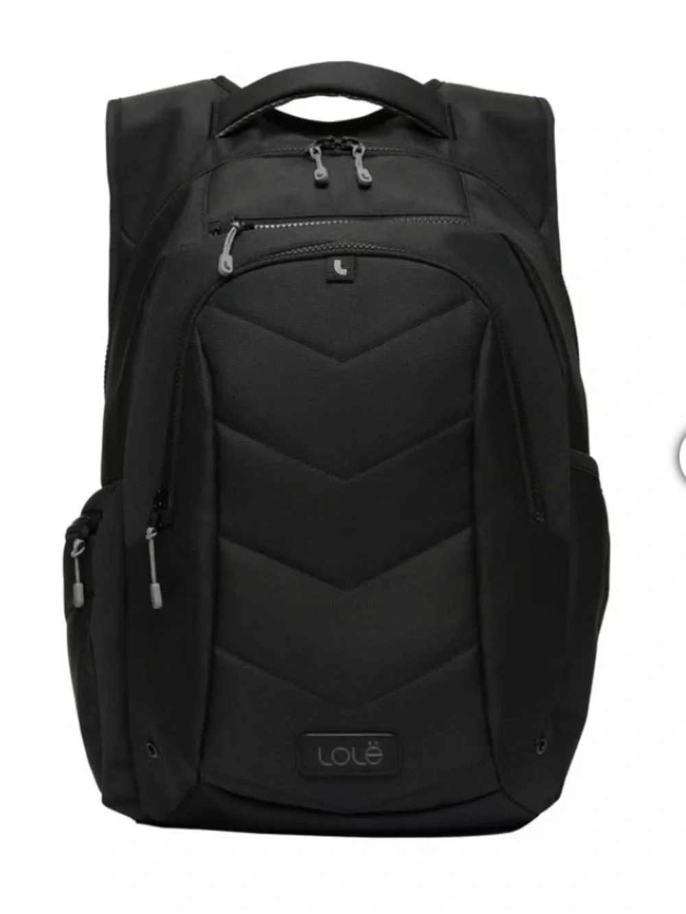 NEW LOLE BLACK QUILTED BACKPACK
